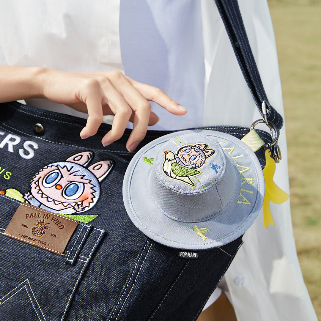 Labubu Denim Tote Bag – Fall In Wild Series - Image 2