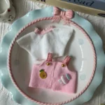 Labubu Clothing Pink Overalls 17