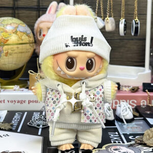 White Rainbow Street Set for Labubu – Freshness, Style & Good Vibe