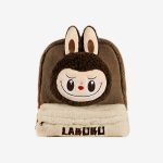 LABUBU Berber Fleece Backpack Brown